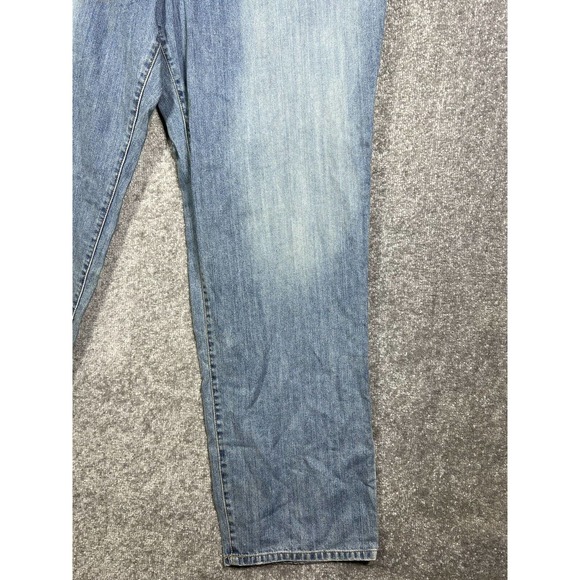Venezia Rigid‎ Easy Fit Jeans Womens Size 24 Tall Blue Denim Distressed Pockets - Picture 8 of 16